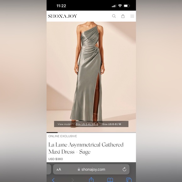 la lune asymmetrical gathered maxi dress sage La Lune Asymmetrical Gathered Maxi Dress | Sage | Dresses main image 0